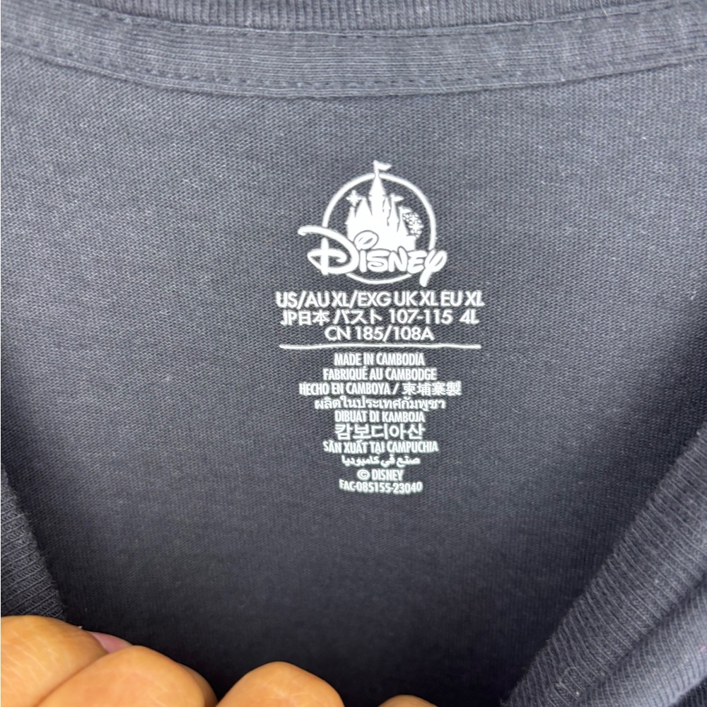 Shop Disney Disney Parks Women’s Minnie Mouse Black Tee Size XL - Picture 4 of 6